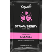 Lubrifiant kissable base deau de fraise poche 10 ml