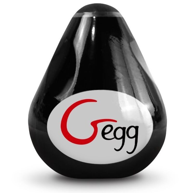 Oeuf masturbateur texturé réutilisable noir