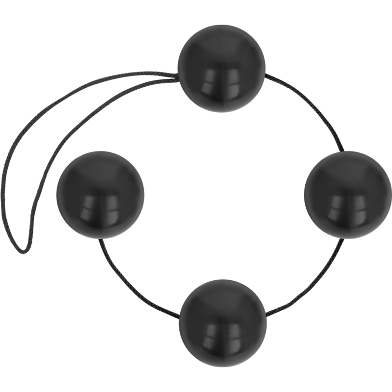 Boules anal chinoises noires 170 gr