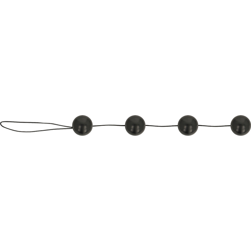 Boules anal chinoises noires 170 gr
