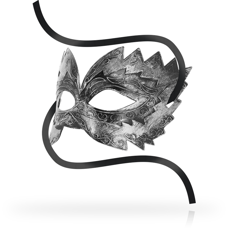 Masques antizaz style vénitien argent