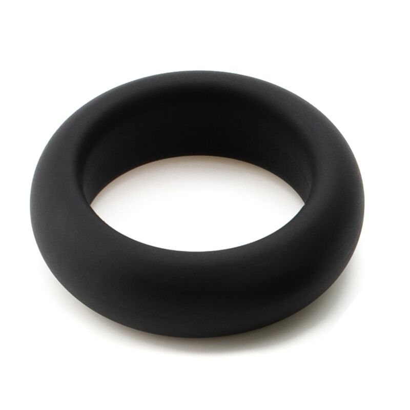 Anneau pénial en silicone  extension maximale - noir