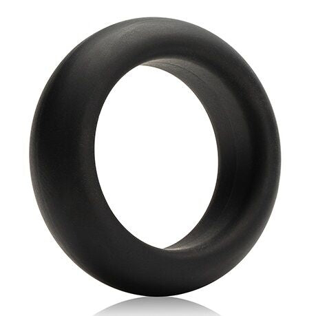 Anneau pénial en silicone  extension maximale - noir
