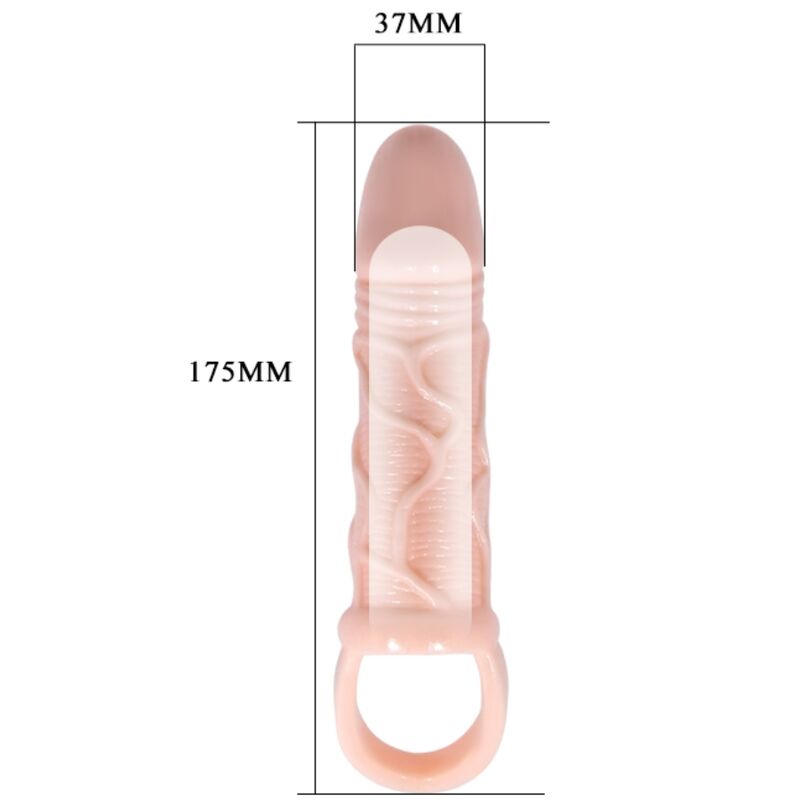 Gaine dextension de pénis avec sangle pour testicules 13,5 cm