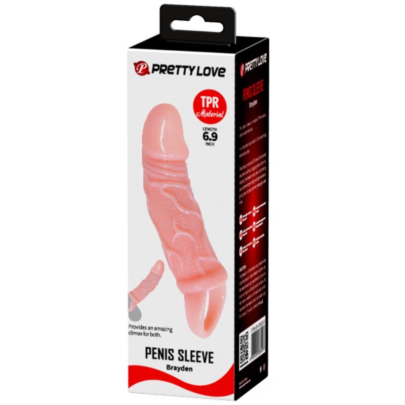 Gaine dextension de pénis avec sangle pour testicules 13,5 cm