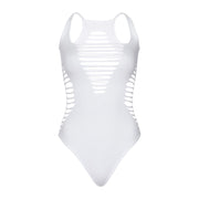 LEG AVENUE - BODY STRING RACERBACK BLANC