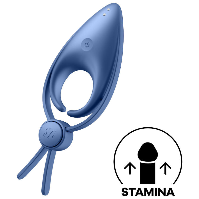 SATISFYER - VIBRATEUR  ANNEAU SNIPER NOIR