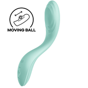 SATISFYER - VIBRATEUR SPOT G RRROLLING PLEASURE BLANC