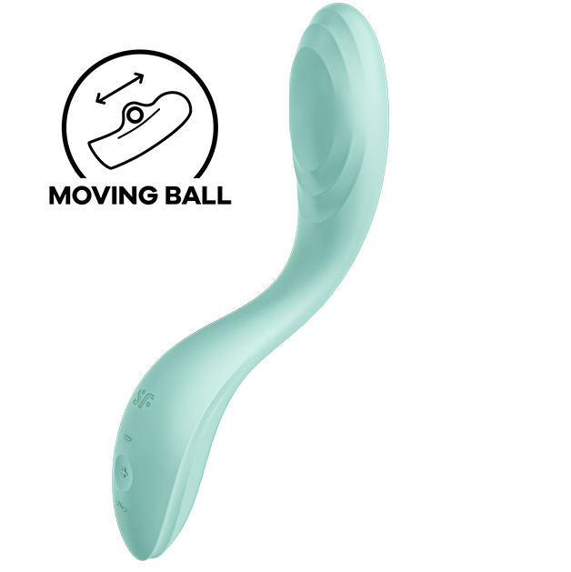 SATISFYER - VIBRATEUR SPOT G RRROLLING PLEASURE BLANC