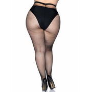 Collants résille grande taille