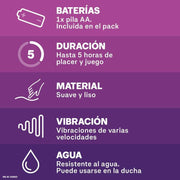 DUREX - VIBRATEUR ORGASMIQUE INTENSE PURE FANTASY