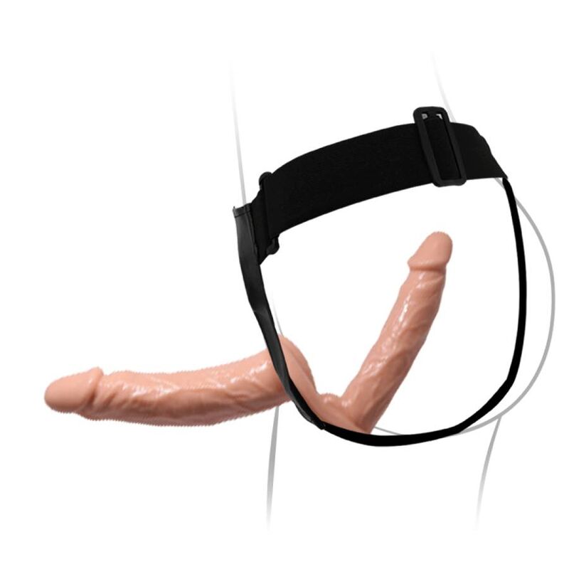 Ultra passionné double godes avec harnais