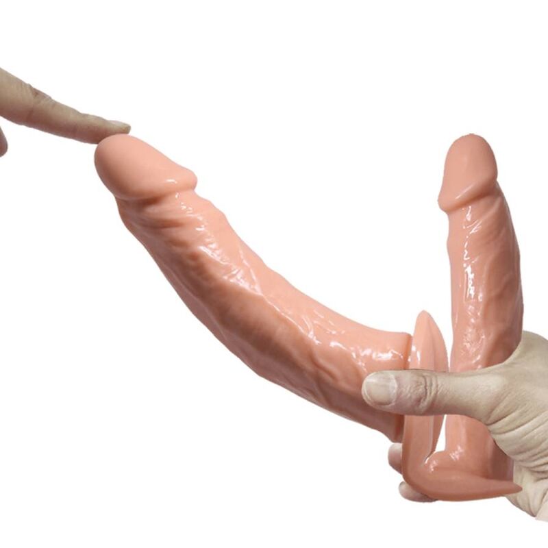 Ultra passionné double godes avec harnais