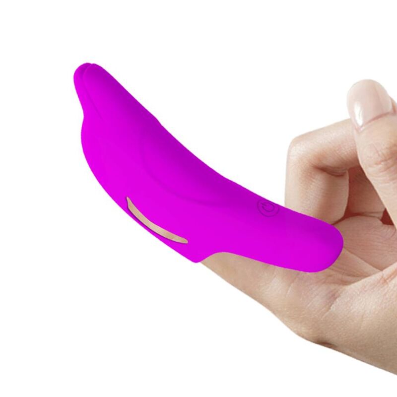 Puissant stimulateur de doigts violet delphini