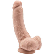 Gode 20,5 cm avec billes en peau