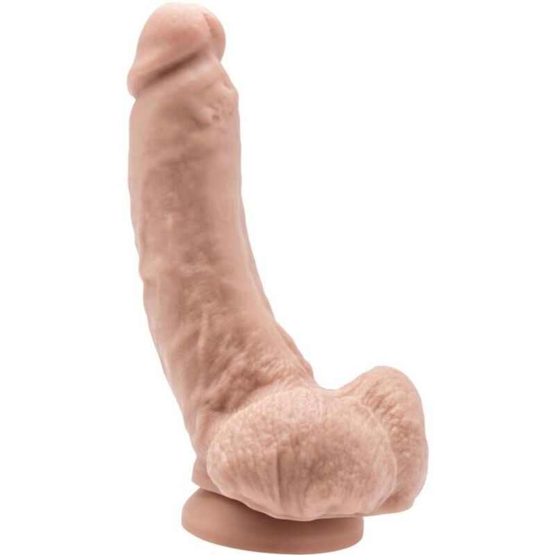 Gode 20,5 cm avec billes en peau