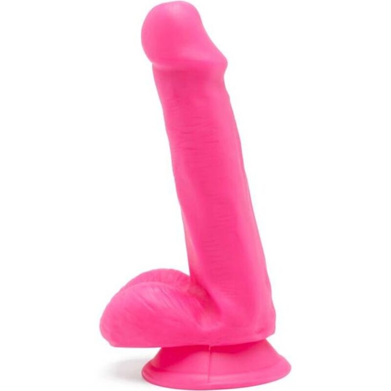 Gode happy dicks 12 cm balles rose