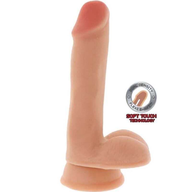 Gode double densité 17 cm balles peau