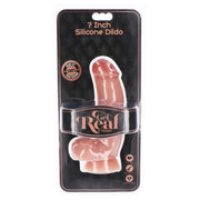 Gode en silicone 18 cm avec balles peau