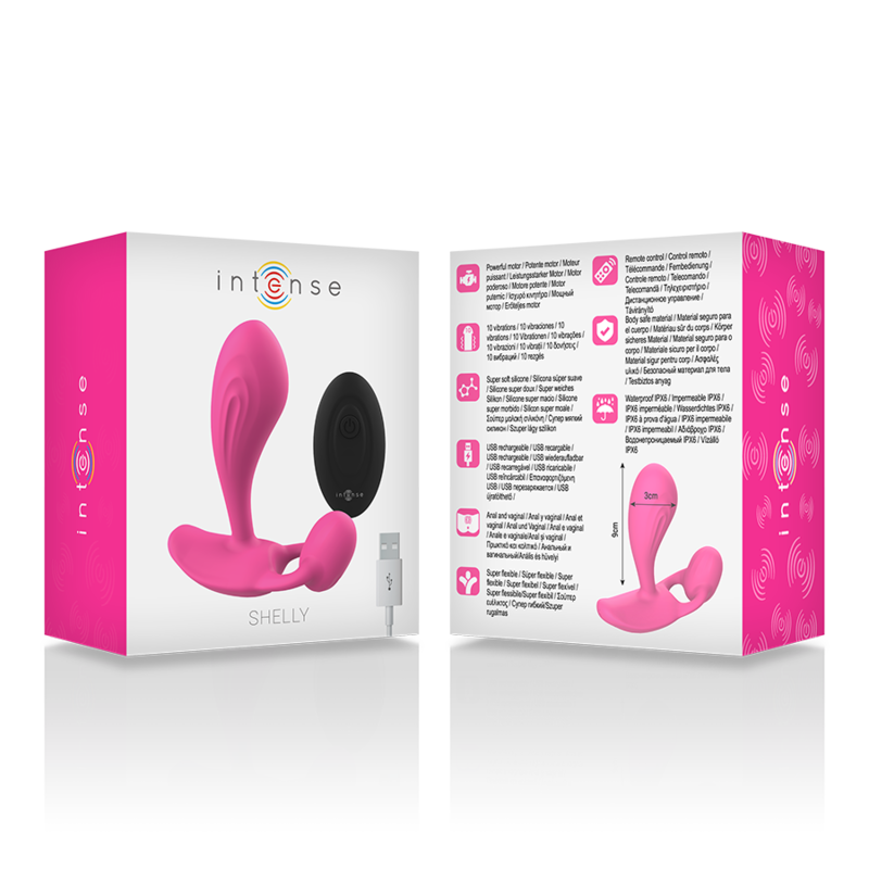 Télécommande anal shelly plug rose