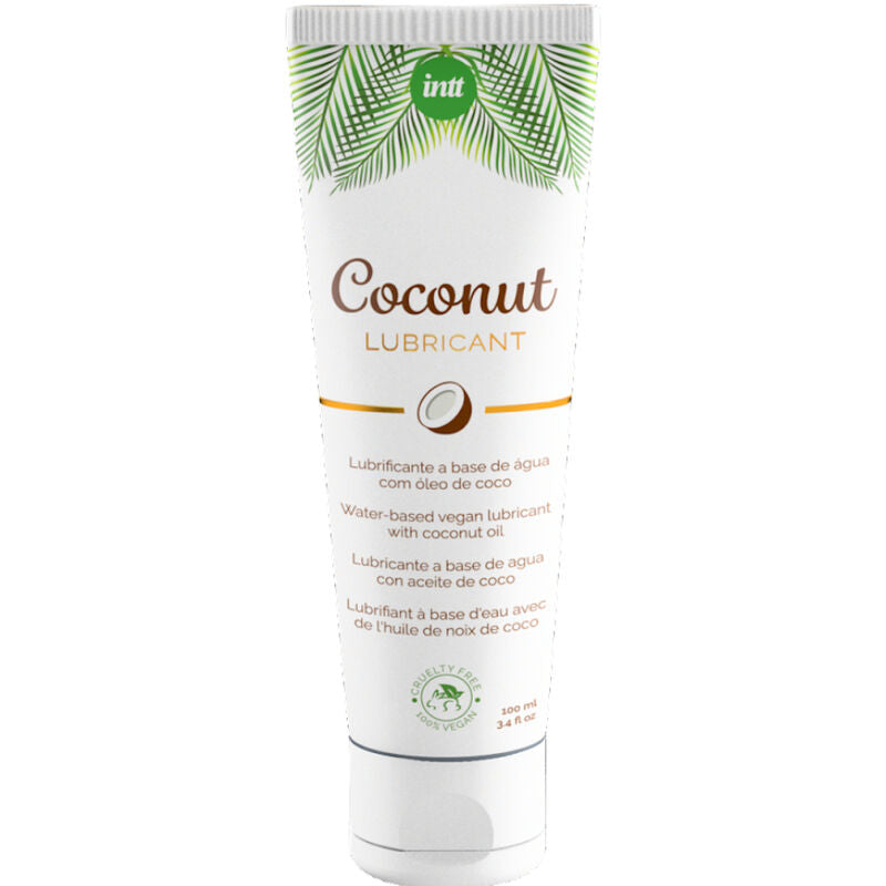 Lubrifiant végétalien base d'eau au saveur intense de noix de coco