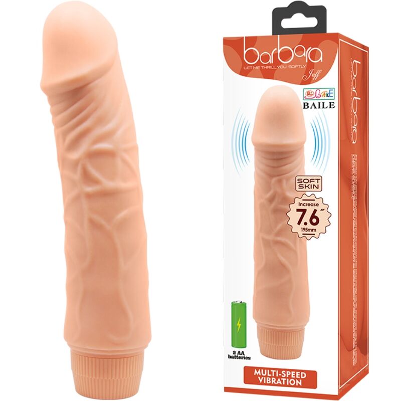 Vibrateur réaliste barbara 20 cm