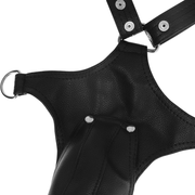 FETISH SUBMISSIVE ATTITUDE - HARNAIS EN CUIR ÉCOLOGIQUE EN FORME DE V POUR HOMMES