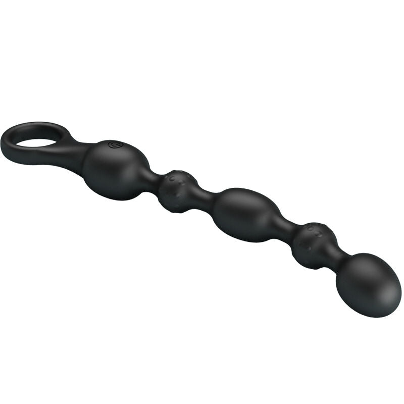 Balles anal van 10 vibrations rechargeables en silicone