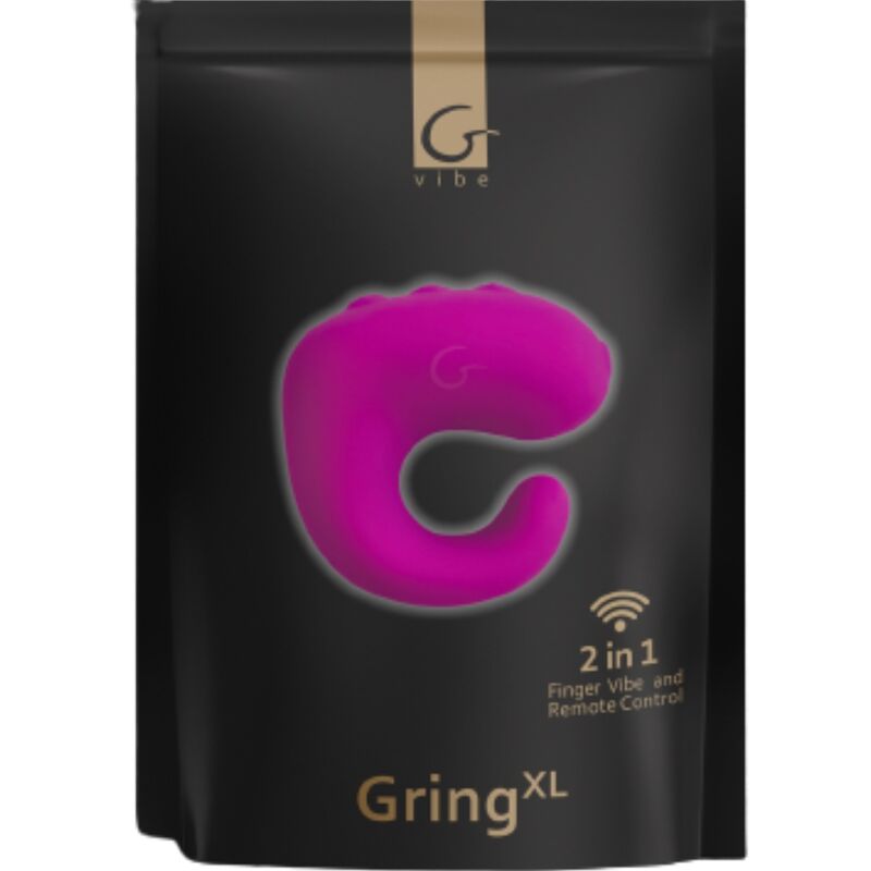 Fun toys gring vibrateur anneau xl framboise douce