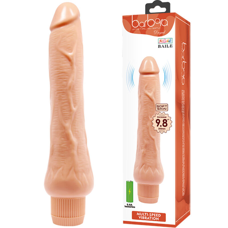 Vibrateur réaliste barbara 25 cm