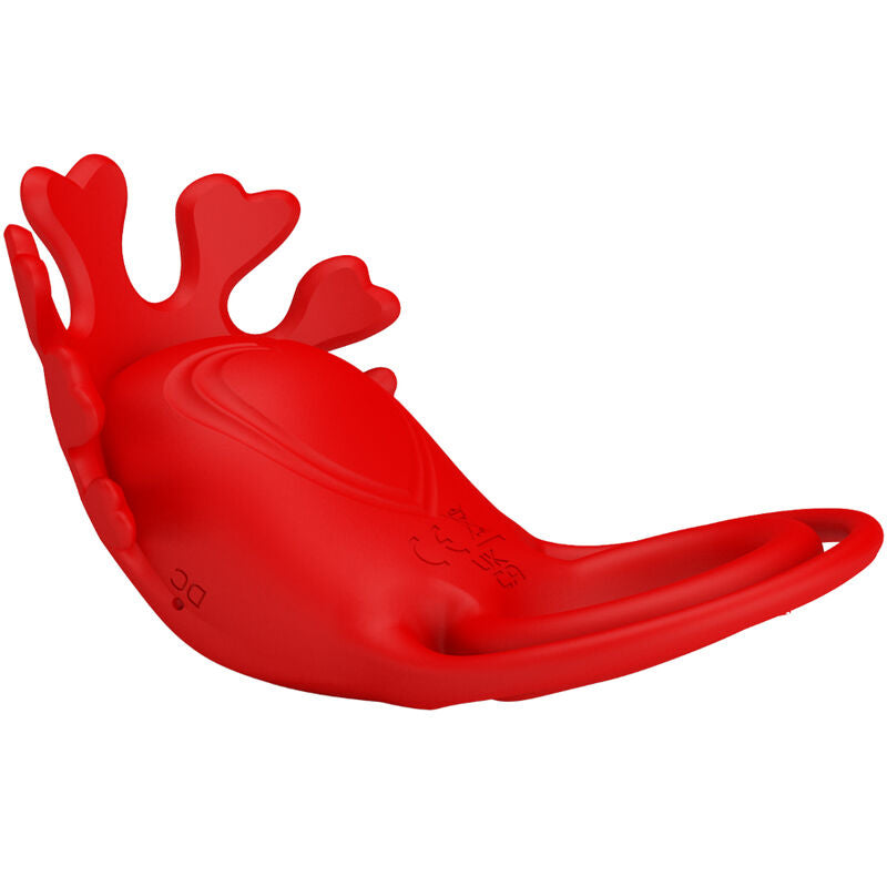 Anneau vibrateur ruben 7 vibrations silicone rouge