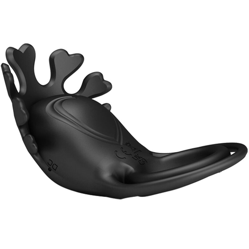 Anneau vibrateur ruben 7 vibrations silicone noir