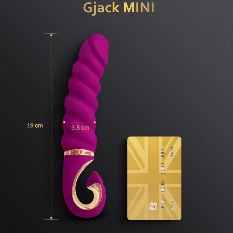 Vibrateur gjack mini violet en silicone