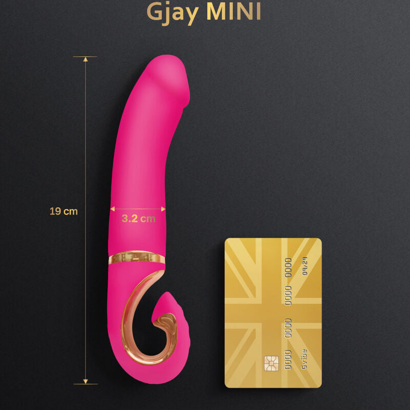 Vibrateur gjay mini rose en silicone