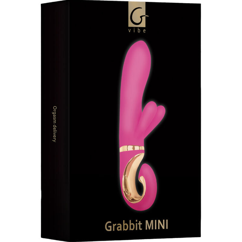Vibrateur grabbit mini rose en silicone