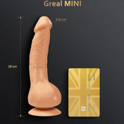 Greal mini vibrateur gode naturel silicone