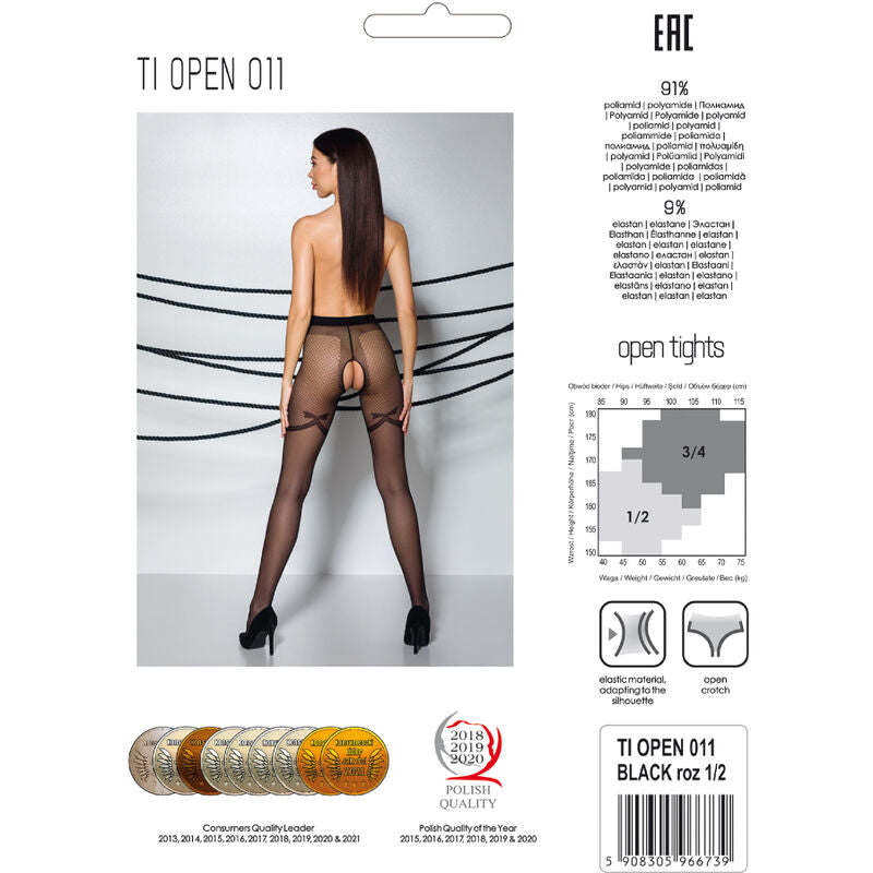 Tiopen 011 collant noir 1/2 20 den