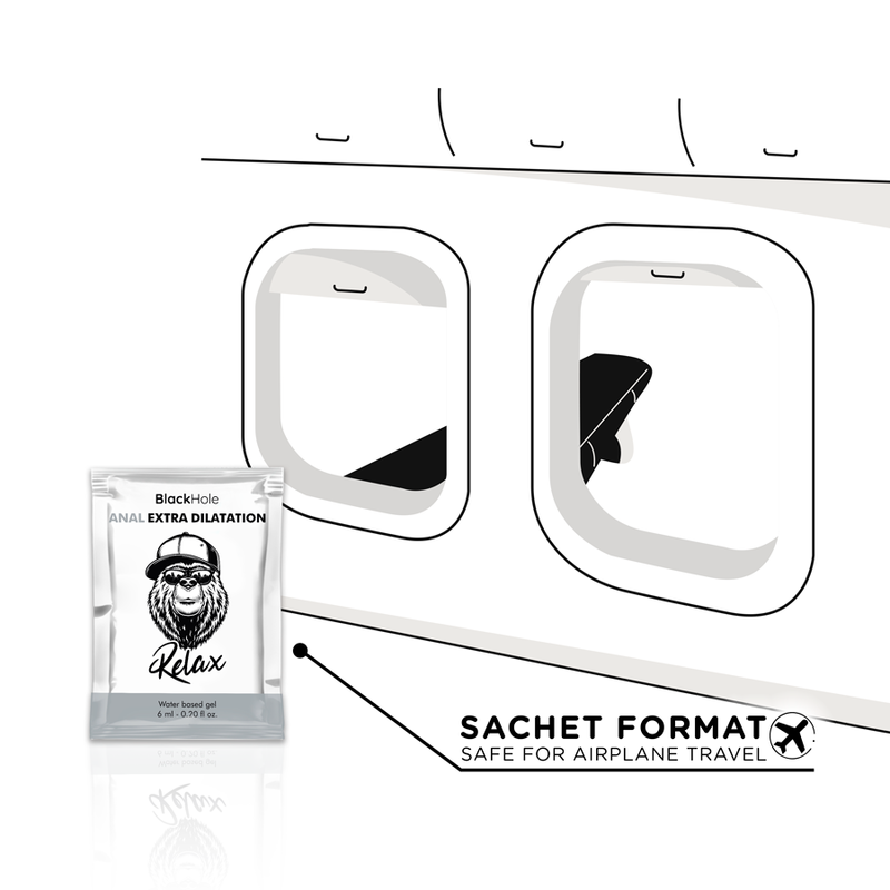 BLACK HOLE - GEL À BASE D'EAU EXTRA DILATATION 6 ML DOSE UNIQUE