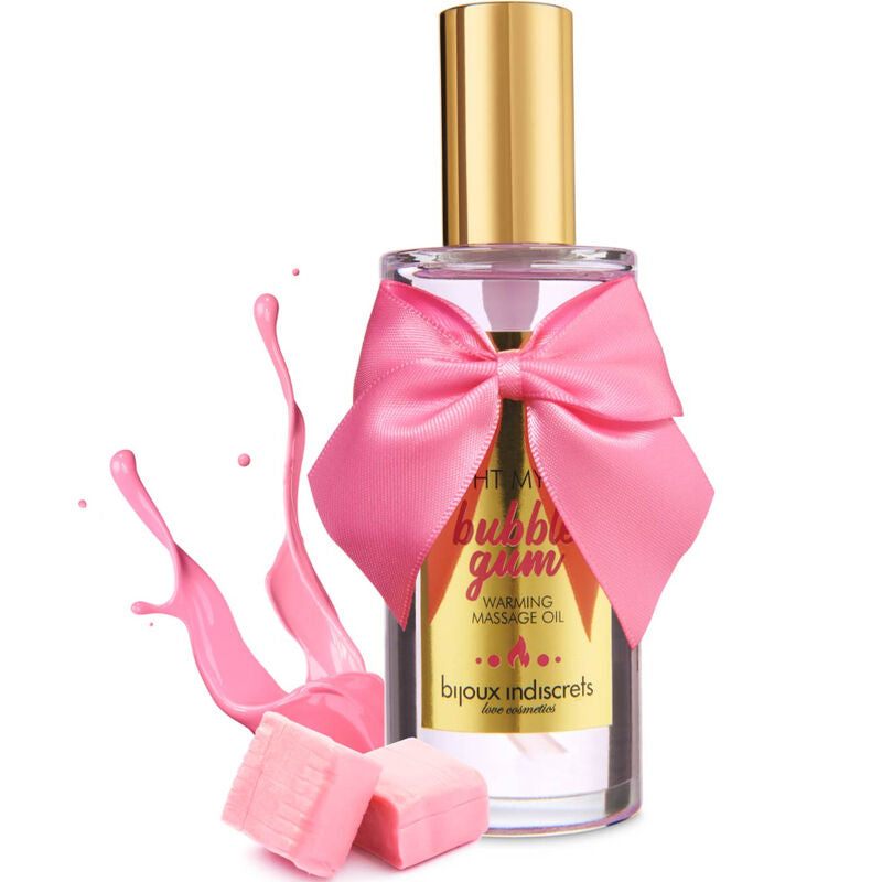 Indiscrets huile de massage light my fire effet chaleur saveur gomme