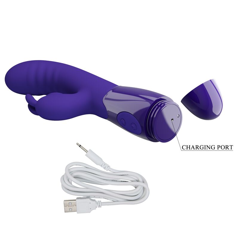 Vibrateur cerberus youth lapin violet