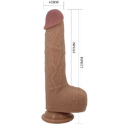 Vibrateur gode réaliste tommy 22.5 cm