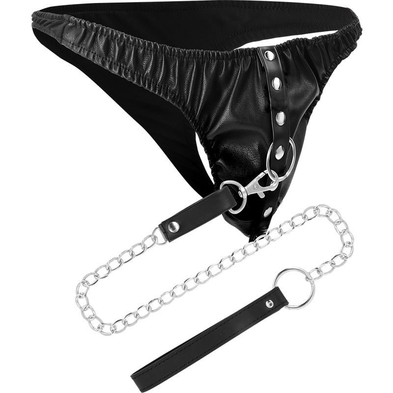 String de soumission avec chaîne en métal