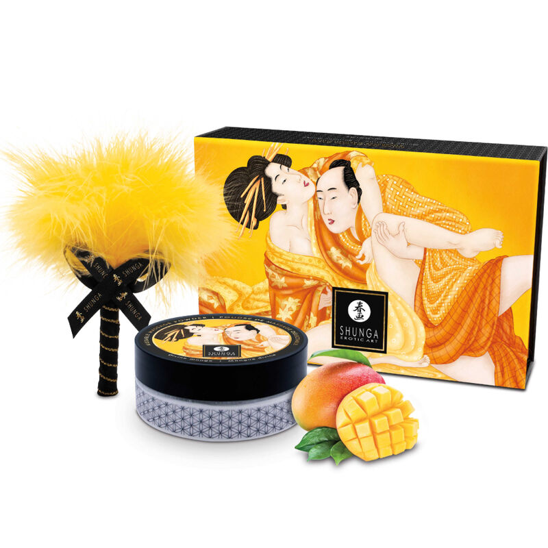 Kit de poudre de massage comestible mangue
