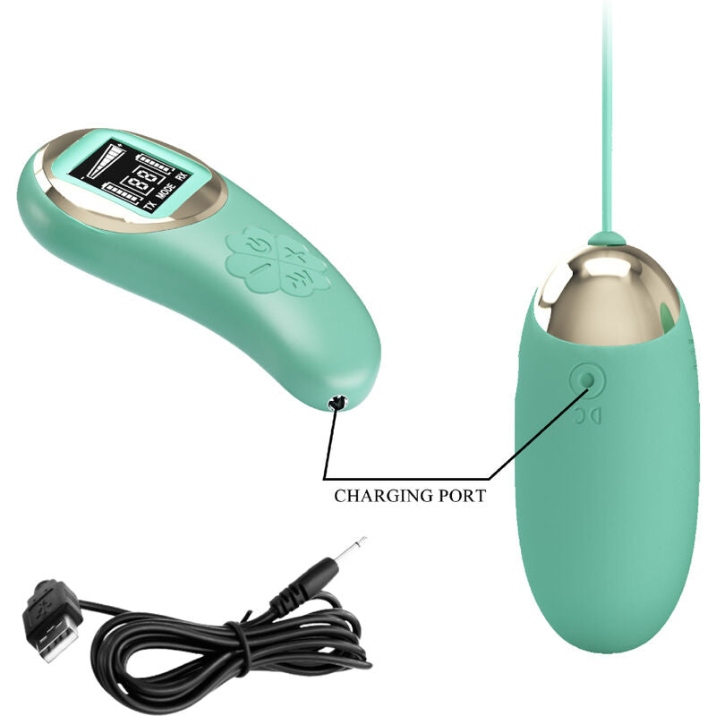 Mine doeufs vibrants télécommande verte