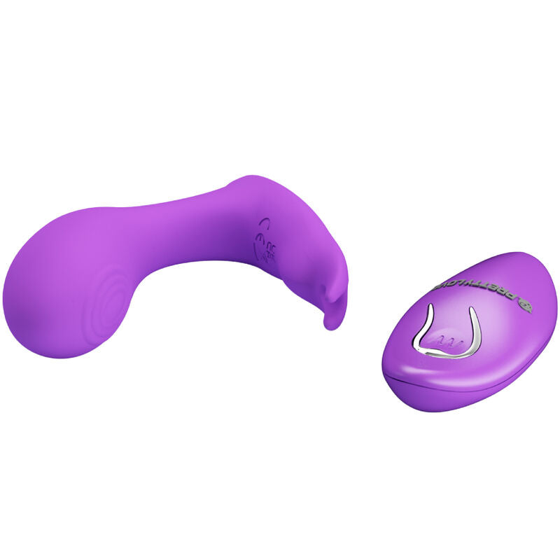 Télécommande à vibration et pulsation idabelle violet
