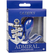 Admiral stimulateur et vibrateur de prostate rimming bleu