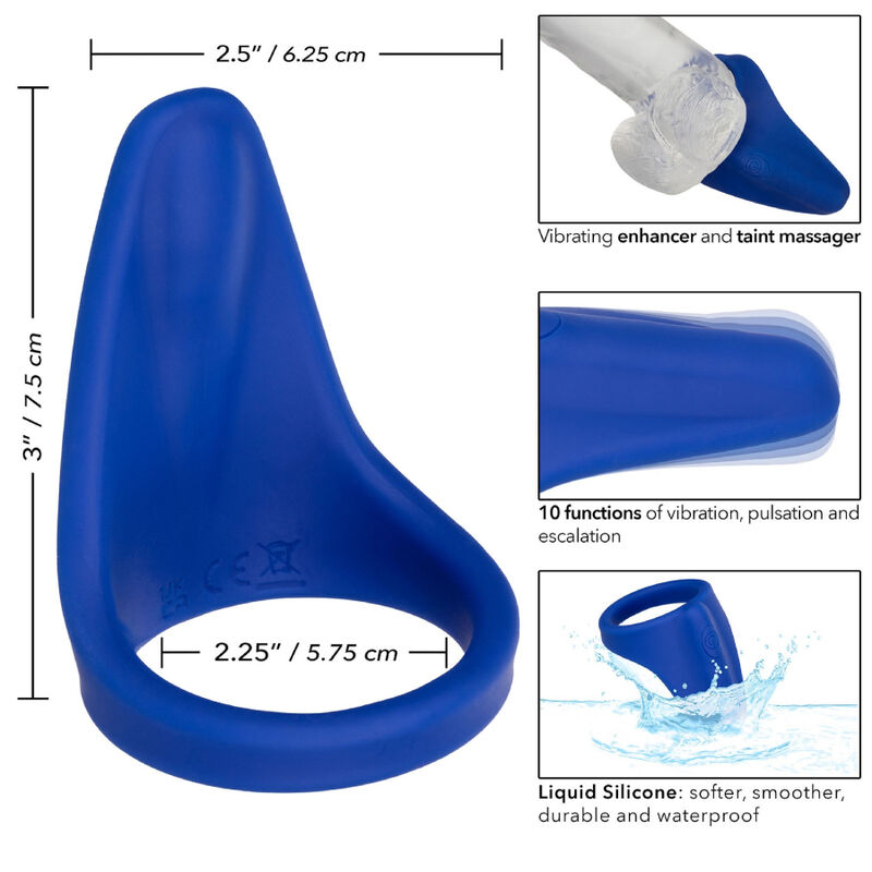 Admiral masseur de périnée bleu