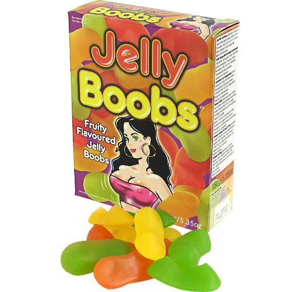Bonbon mcher en forme de seins