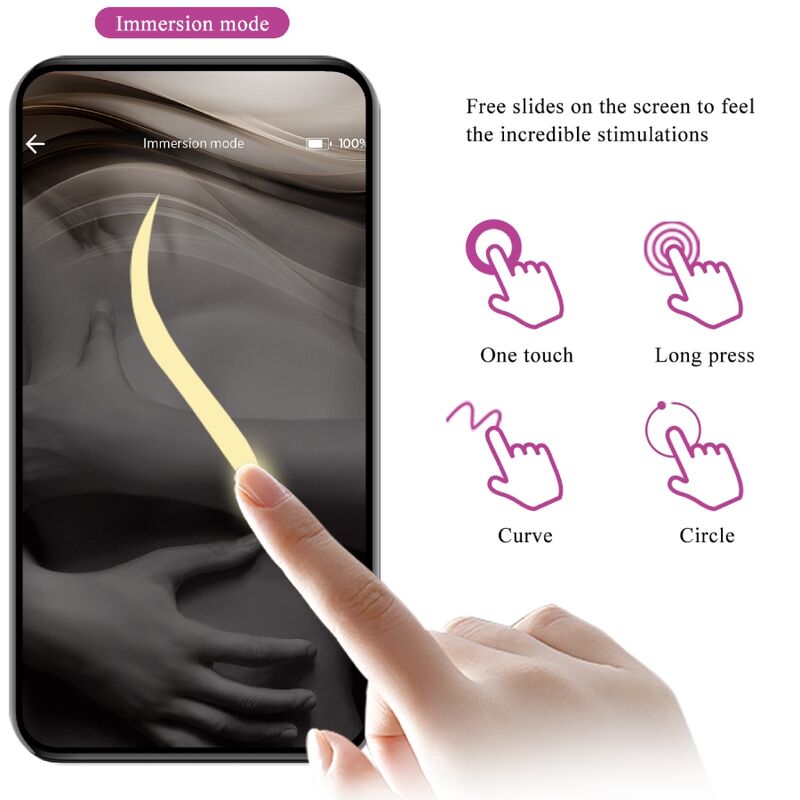 Elvira kegel balls app télécommande violet
