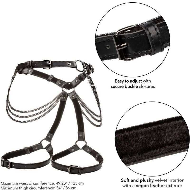 Euphoria harnais de cuisses multi chaînes taille plus